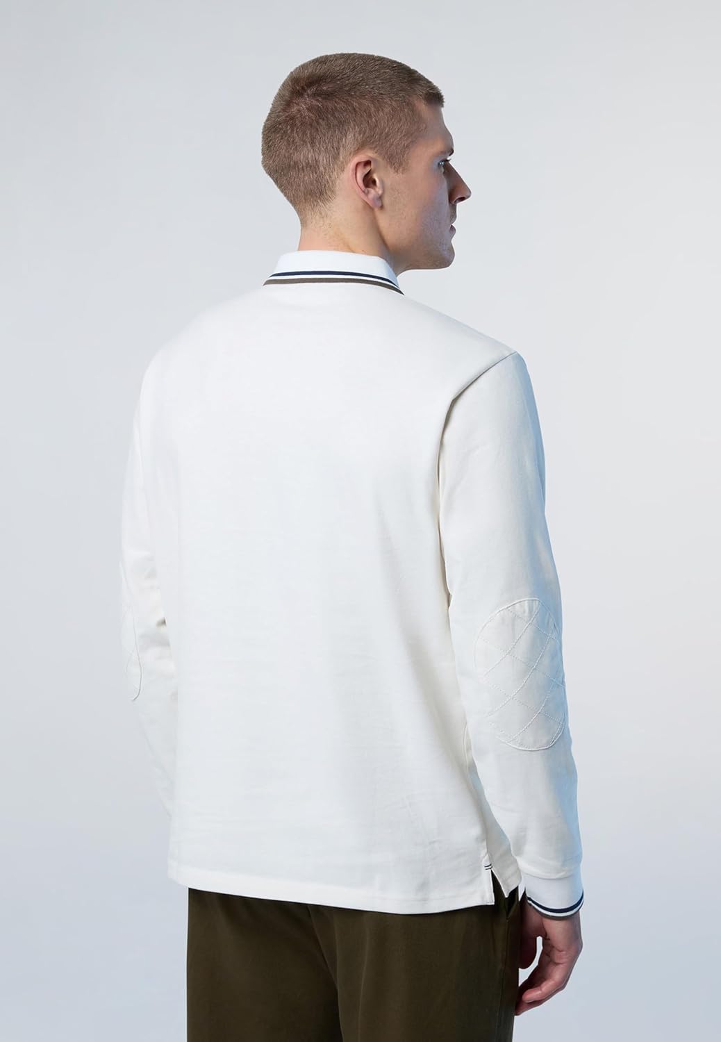 NORTH SAILS Polo Uomo Manica Lunga Cotone Felpato 692336 - immagine 2