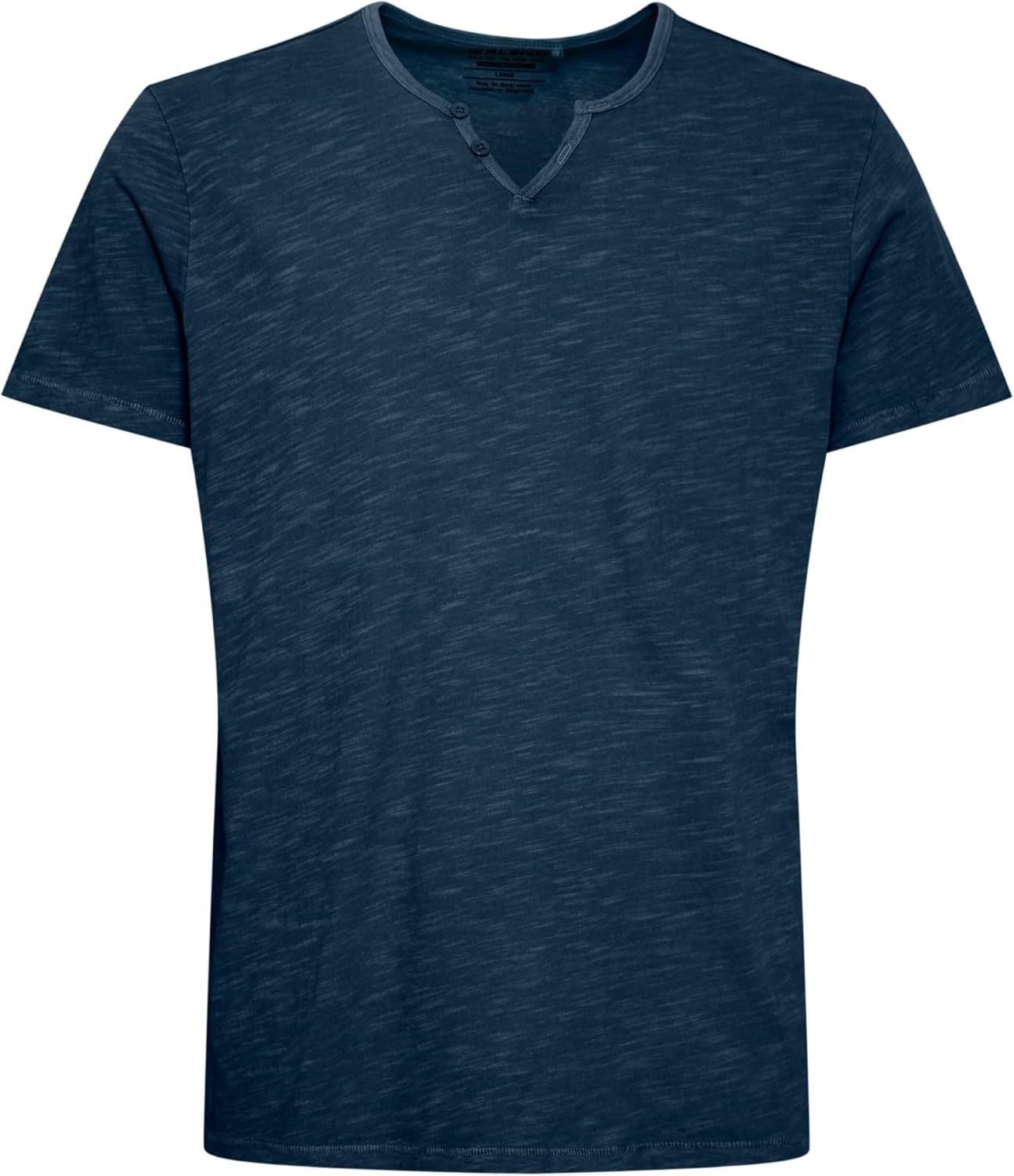 Blend BHAshton - Maglietta da uomo con scollo a V, 100% cotone, vestibilità regolare