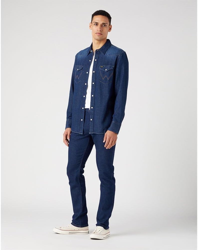 Wrangler 27 MW Maglietta, Pietra Scura, L Uomo - immagine 3