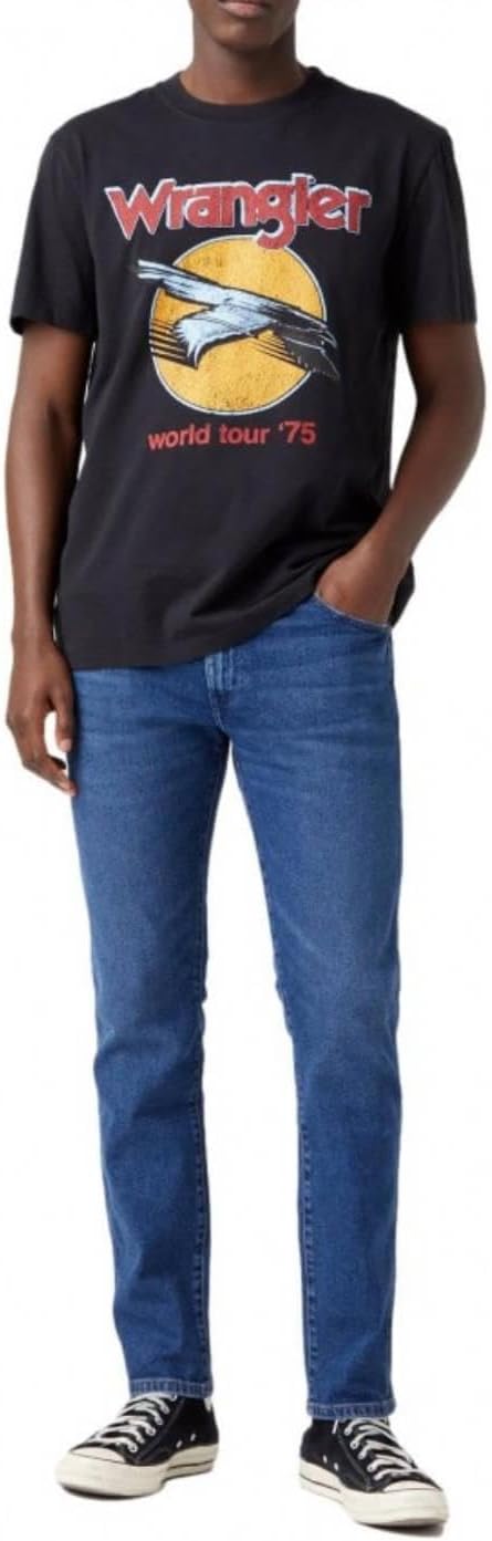 Wrangler Uomo Larston Jeans, Blu (New Favorite), 33W / 34L - immagine 5