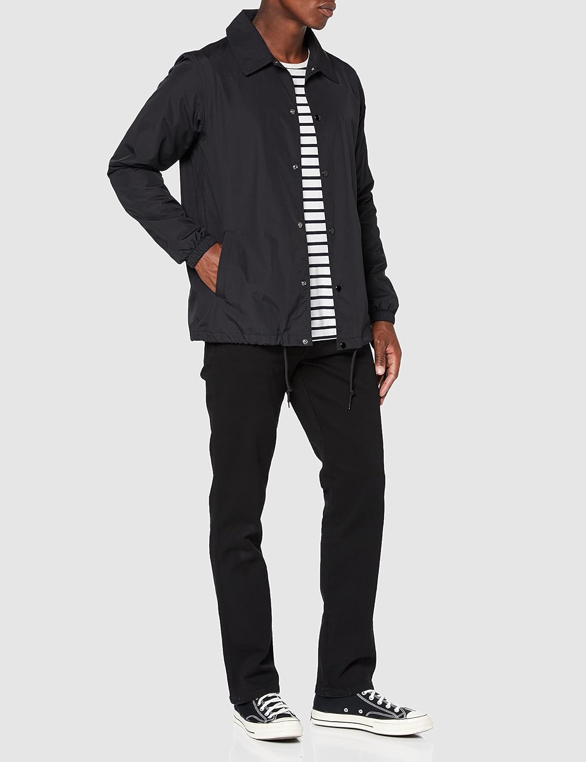 Wrangler Texas Elastici Uomo Jeans Regular - Nero (Black Overdye), 40W / 34L - immagine 2