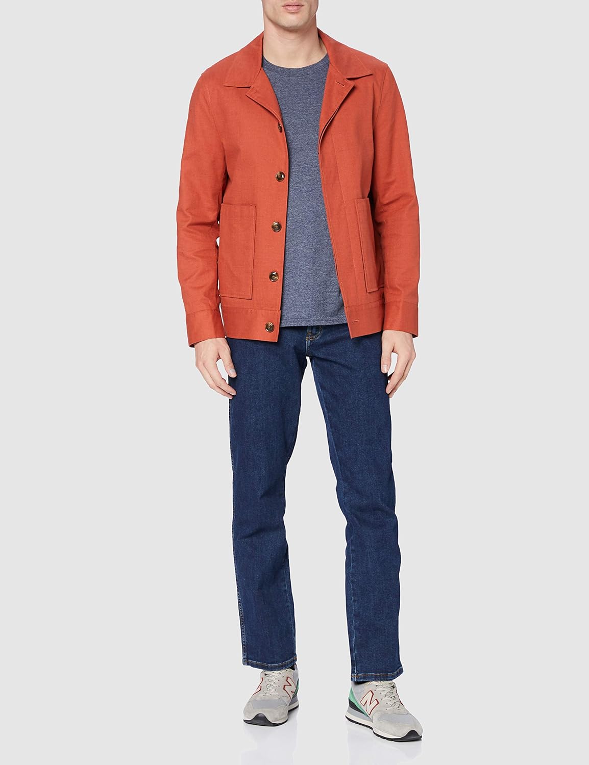 Wrangler Texas, Jeans Uomo, Darkstone Blue - immagine 2