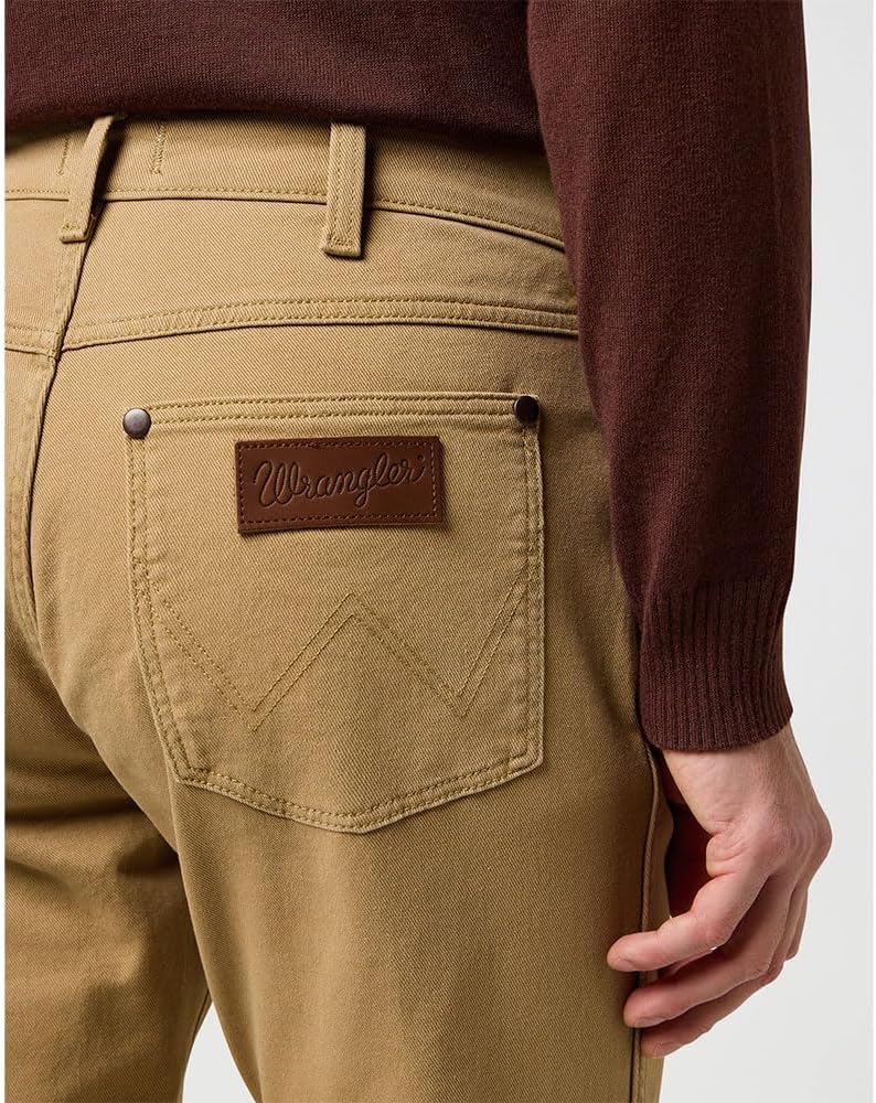 Wrangler Uomo Larston Jeans, Tigers Eye, 33W / 34L - immagine 6
