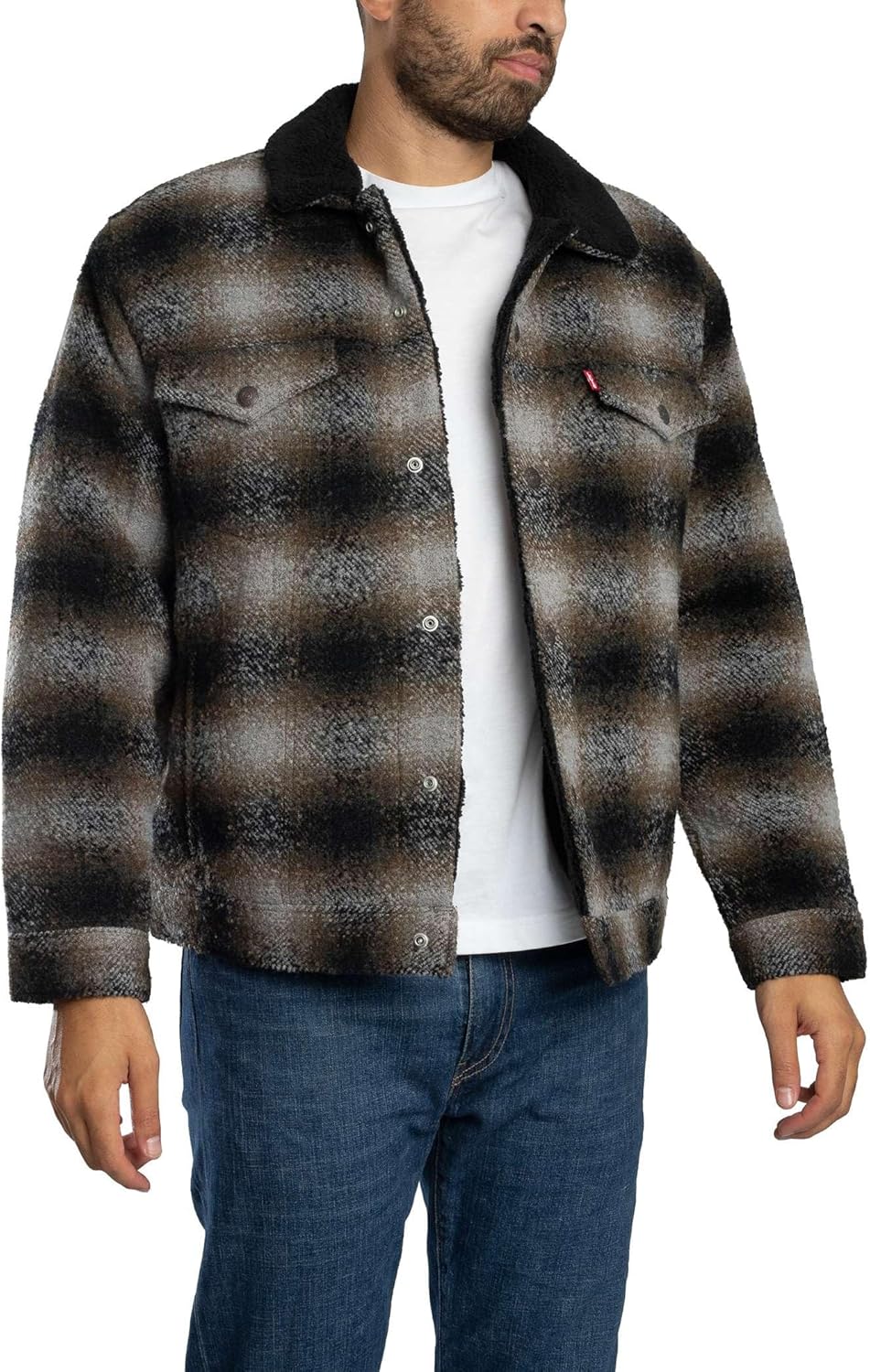 Levi's Uomo Giacca Scozzese Dal Taglio Rilassato - immagine 2
