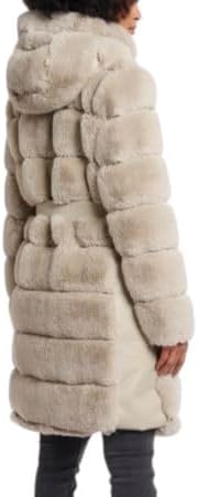 Rino & Pelle Cappotto in pelliccia sintetica con dettagli in ecopelle e cappuccio Bridget 7002512 - immagine 4