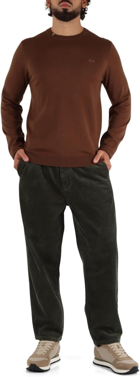 SUN68 Maglione Petrolio K45101 - immagine 19