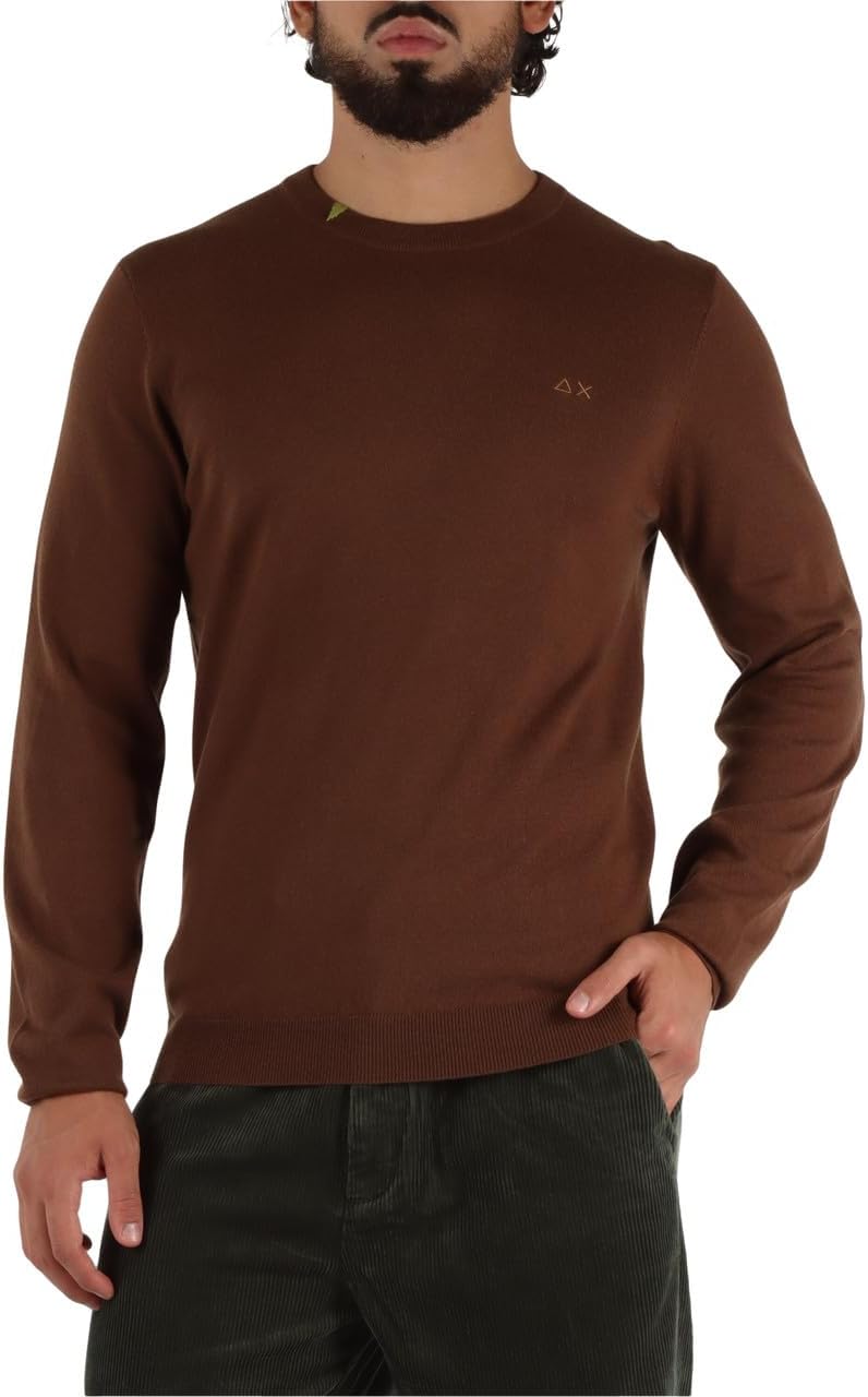 SUN68 Maglione Petrolio K45101 - immagine 18
