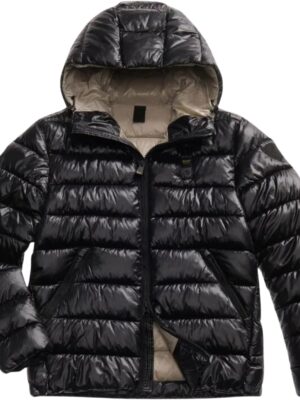 Blauer GIUBBETTO, PIUMINO ECOLOGICO, giubbino ADAMS USA da uomo 25WBLUC02079 giacca giaccone (IT, Testo, XL, Regular, Regular, 978EI ANTRACITE int. beige)