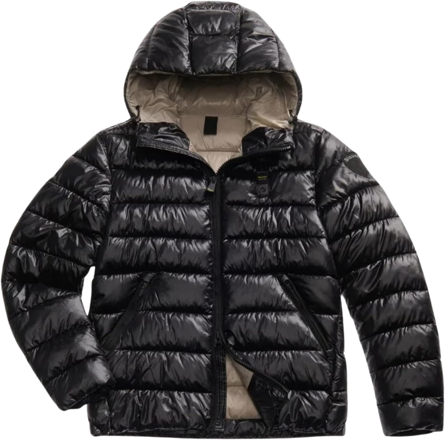 Blauer GIUBBETTO, PIUMINO ECOLOGICO, giubbino ADAMS USA da uomo 25WBLUC02079 giacca giaccone (IT, Testo, XL, Regular, Regular, 978EI ANTRACITE int. beige)