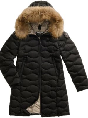 Blauer Giubbino lungo Impermeabile, Piumino lungo da donna AD ONDE LYNEL 25WBLDK03527, 3527, 250GR