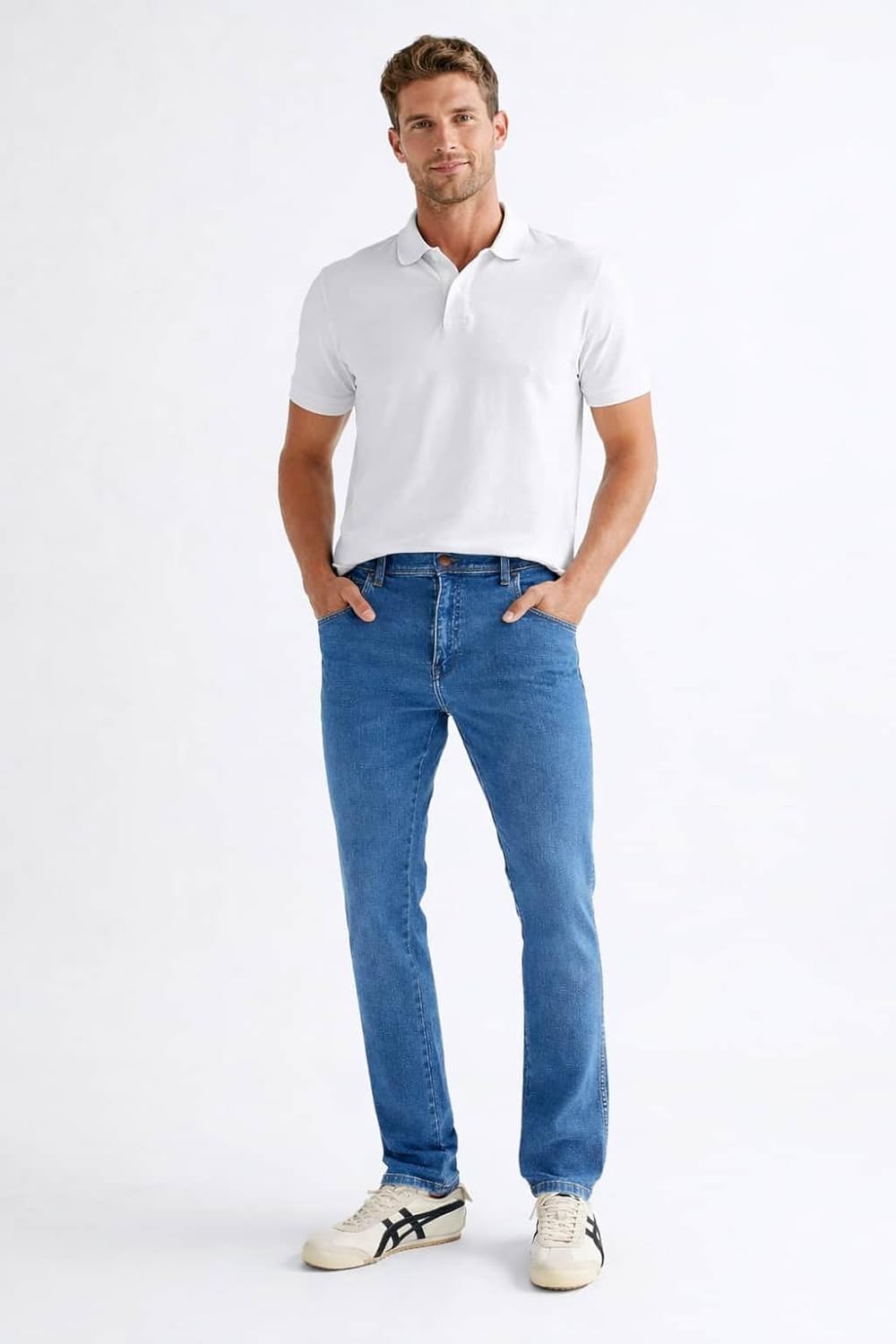 Wrangler Texas Slim, Jeans Uomo, - immagine 3