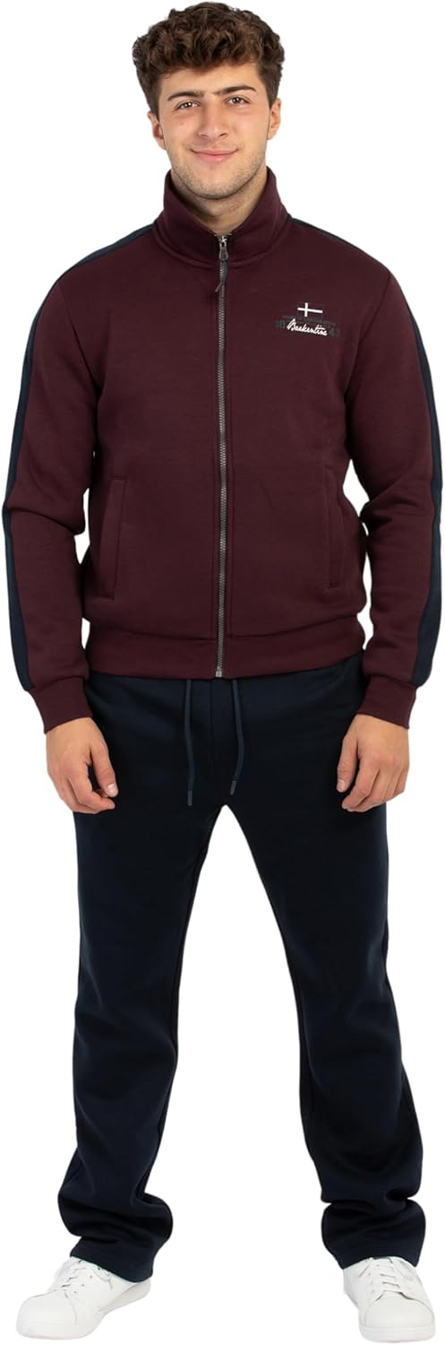 F.lli Campagnolo Tuta Uomo Cotone Felpato Apertura Zip ART. 8Q77562