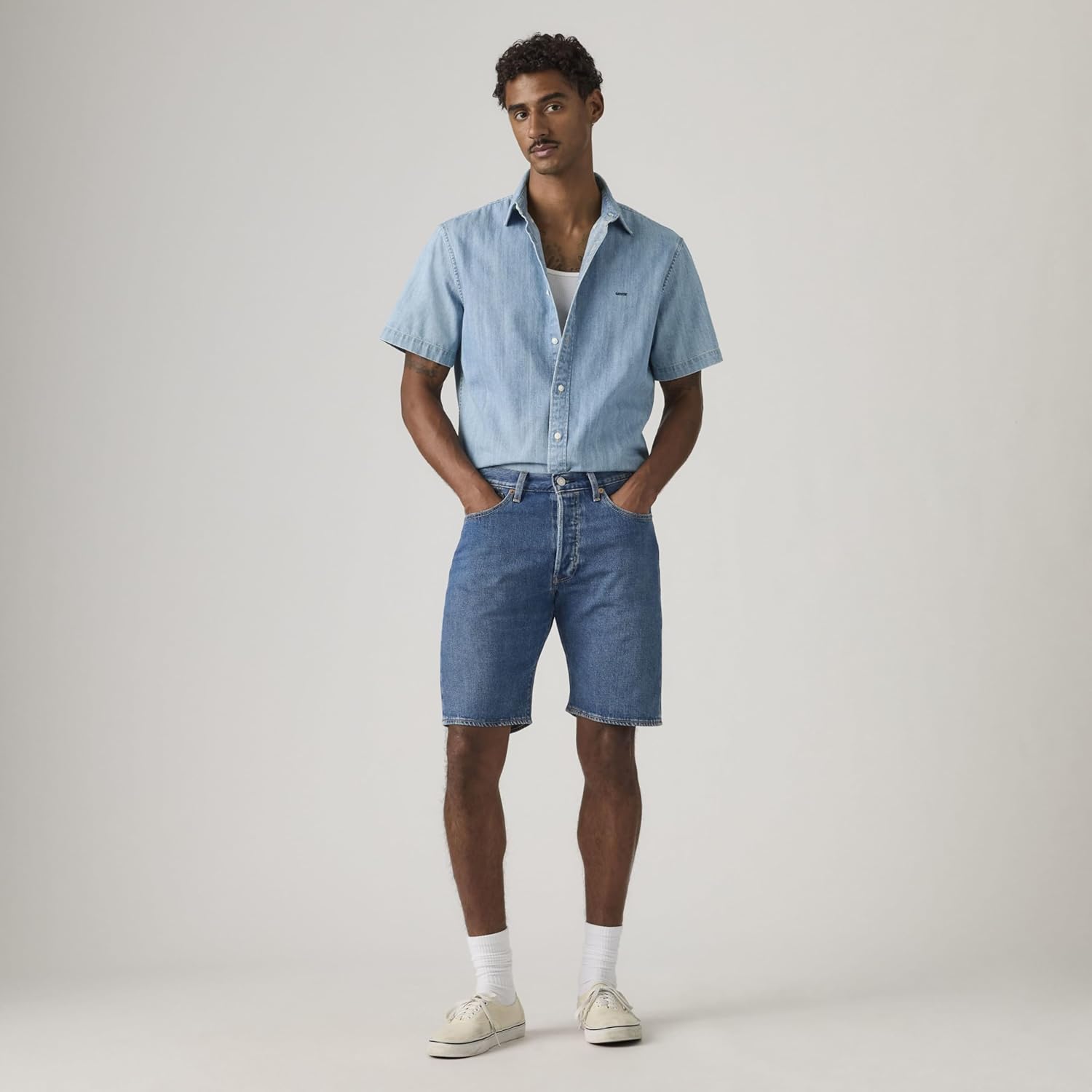 Levi's Pantaloncini Originali Early Nights 501 - immagine 8