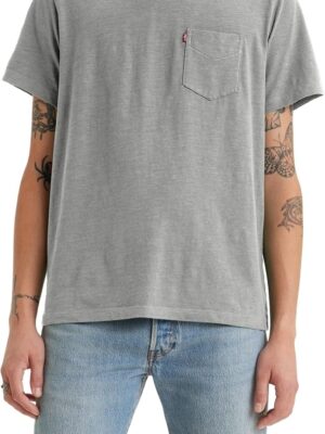 Levi's Maglietta da Uomo a Maniche Corte Classic Pocket Tee,