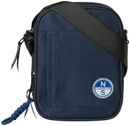 NORTH SAILS Borsa Crossbody Uomo in Tessuto Cordura Impermeabile con Zip Frontale