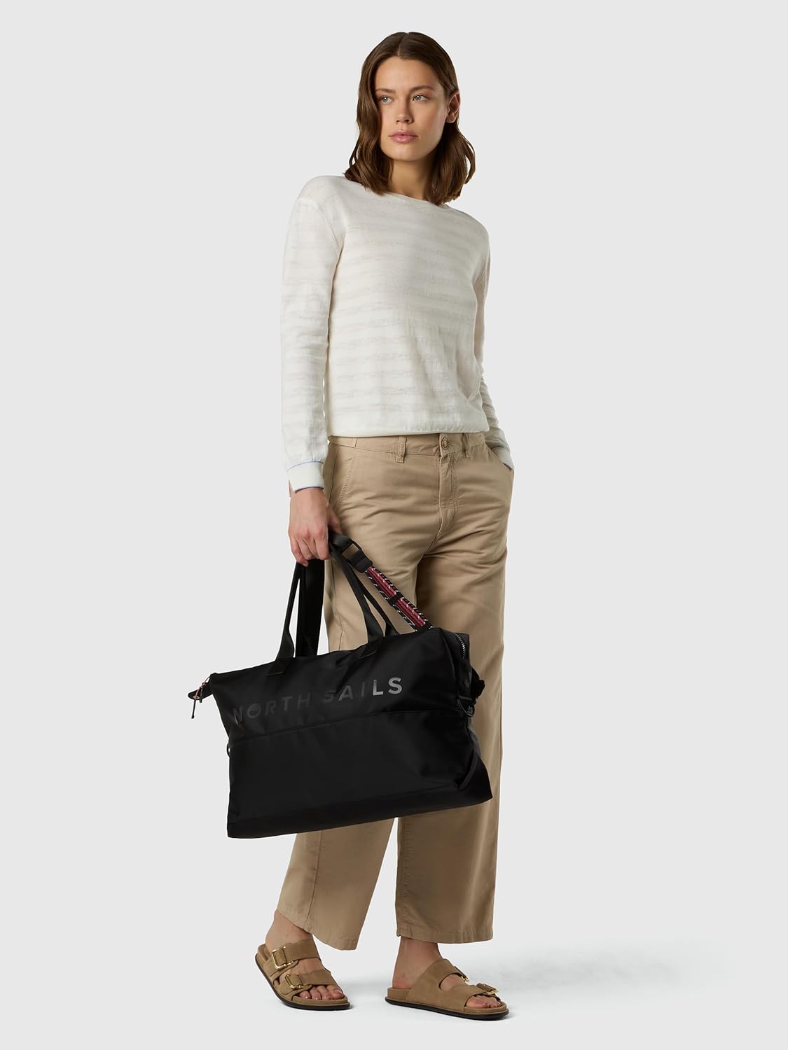 NORTH SAILS Maglia Donna a Righe in Cotone e Lino - immagine 5