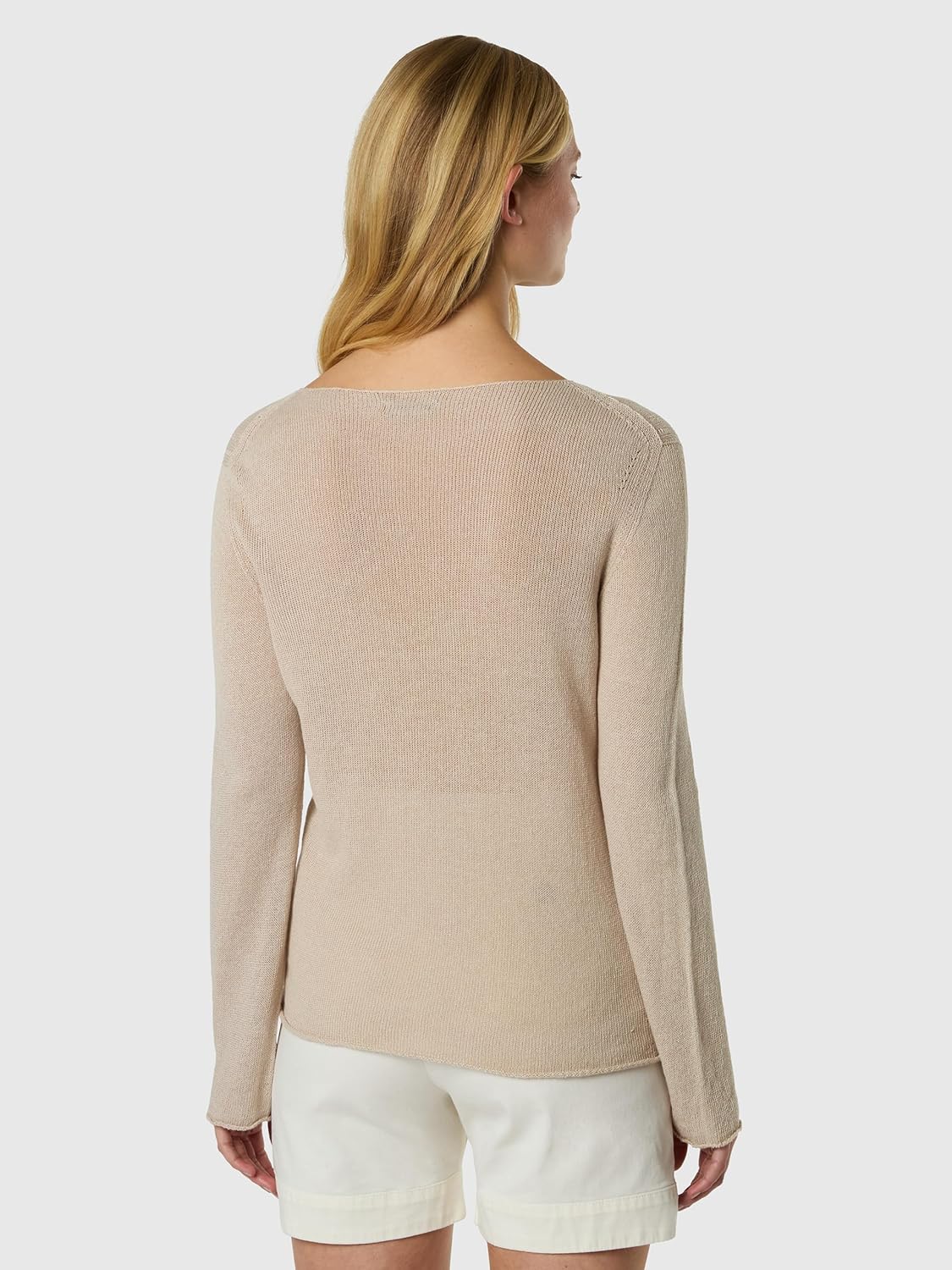 NORTH SAILS Maglia Donna Scollo a Barca in Cotone e Lino - immagine 3