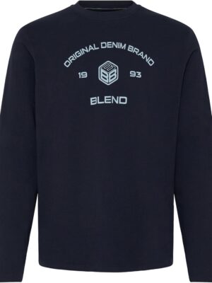 Blend BHKARSON - Maglietta a maniche lunghe, da uomo, 100% cotone