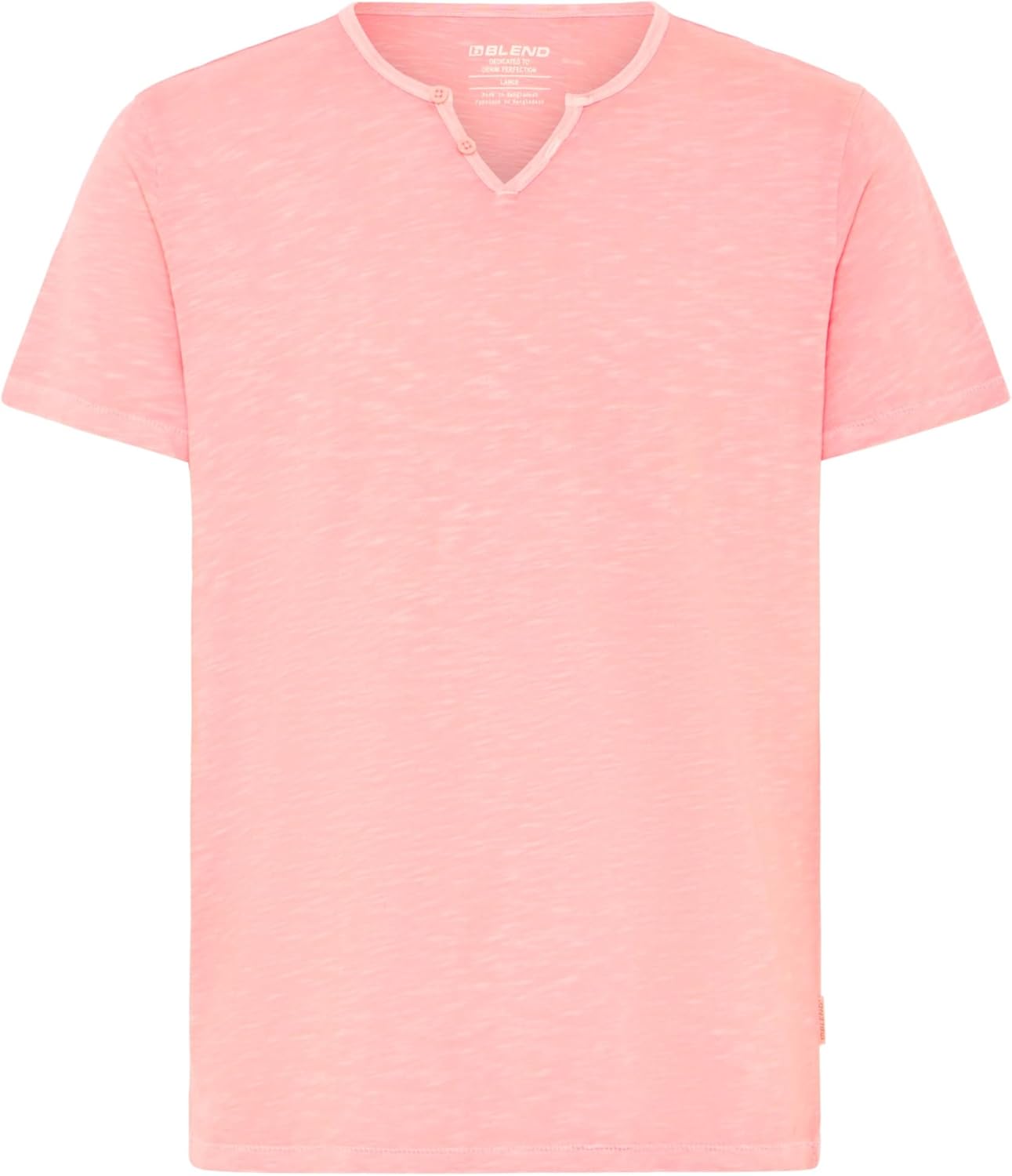 Blend BHAshton - Maglietta da uomo con scollo a V, 100% cotone