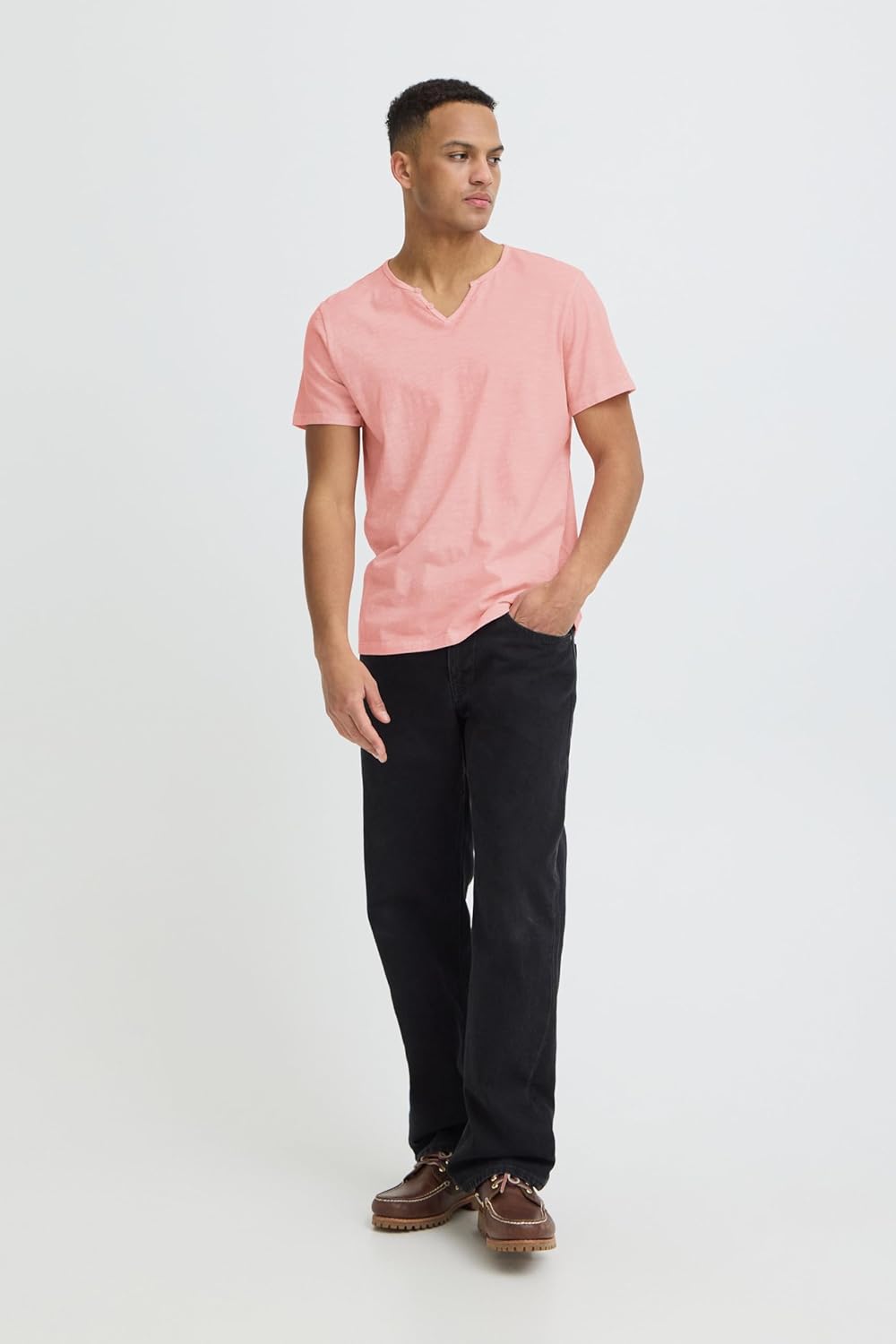 Blend BHAshton - Maglietta da uomo con scollo a V, 100% cotone - immagine 3
