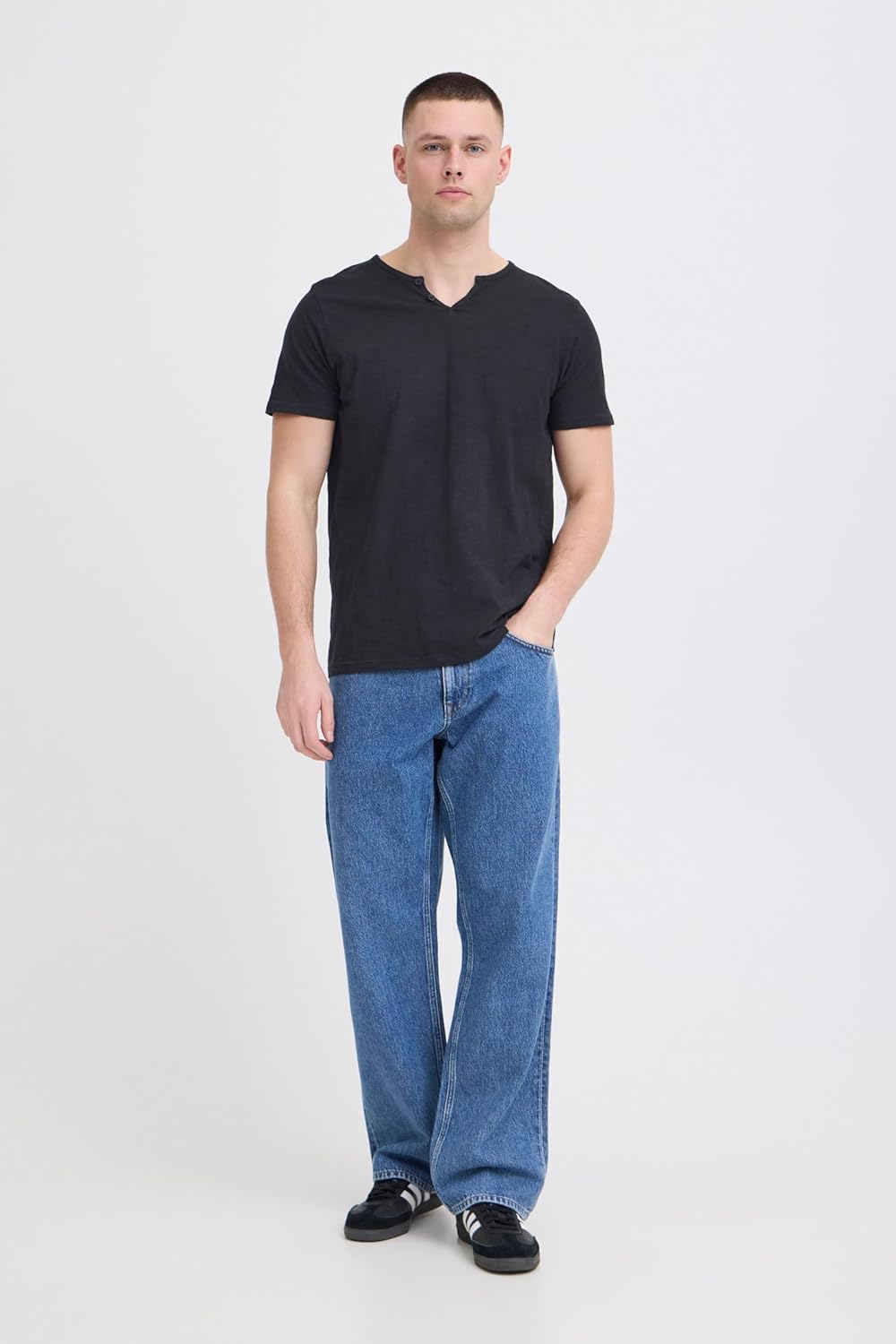 Blend BHAshton - Maglietta da uomo con scollo a V, 100% cotone - immagine 9