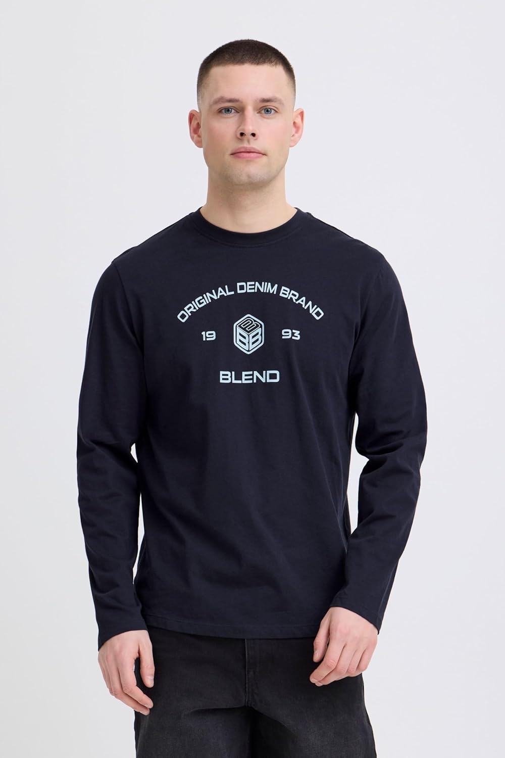 Blend BHKARSON - Maglietta a maniche lunghe, da uomo, 100% cotone - immagine 2