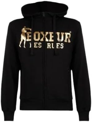 Felpa Zip Intera con Cappuccio BOXEUR des Rue BXM0404551AZ