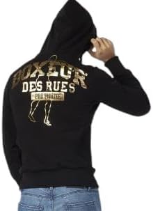 Felpa Zip Intera con Cappuccio BOXEUR des Rue BXM0404551AZ - immagine 2
