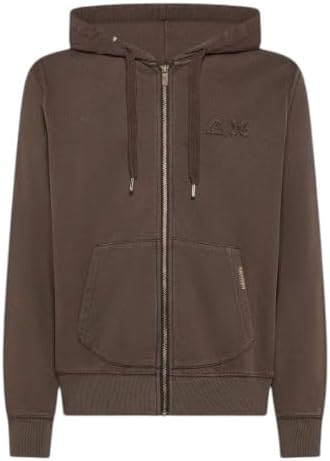 SUN68 Felpa Zip con Cappuccio F36121 - immagine 5