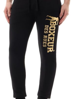 BOXEUR DES RUES Pantaloni in Felpa Slim Fit con Logo 