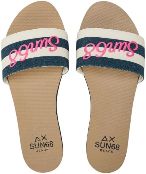 SUN68 Ciabatta X36208 Slippers Beach Brigitte Embroidery - immagine 9