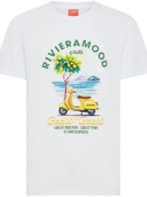 SUN68 T-Shirt Girocollo T36141 Riviera Mood