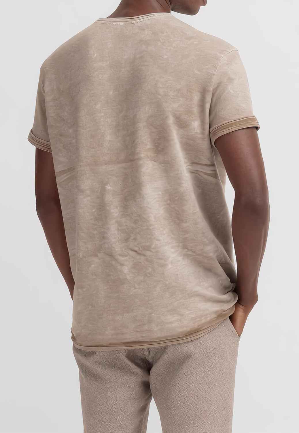 Yes Zee T-Shirt Uomo Jersey Cotone Stampa Ricamo Art. 01T700 - immagine 2