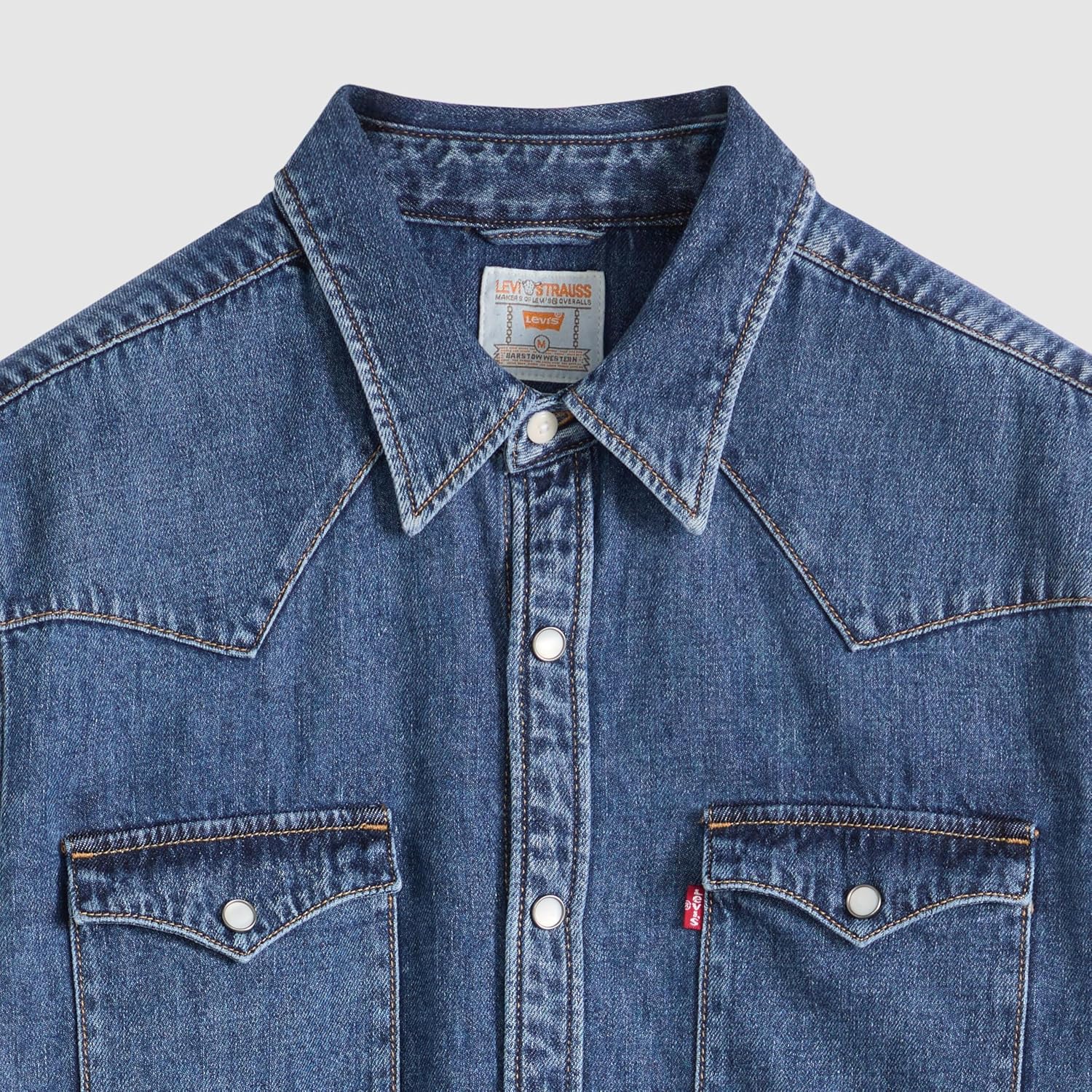 Levi's Camicia da Uomo Barstow Standard Button Down, Solucell Western - immagine 6