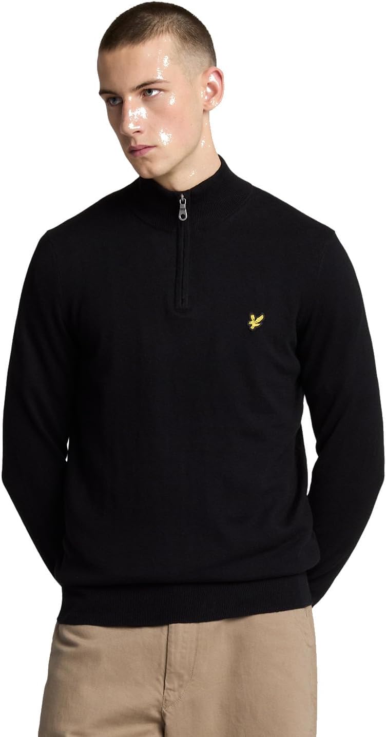 Lyle & Scott Uomo Maglia con Cerniera