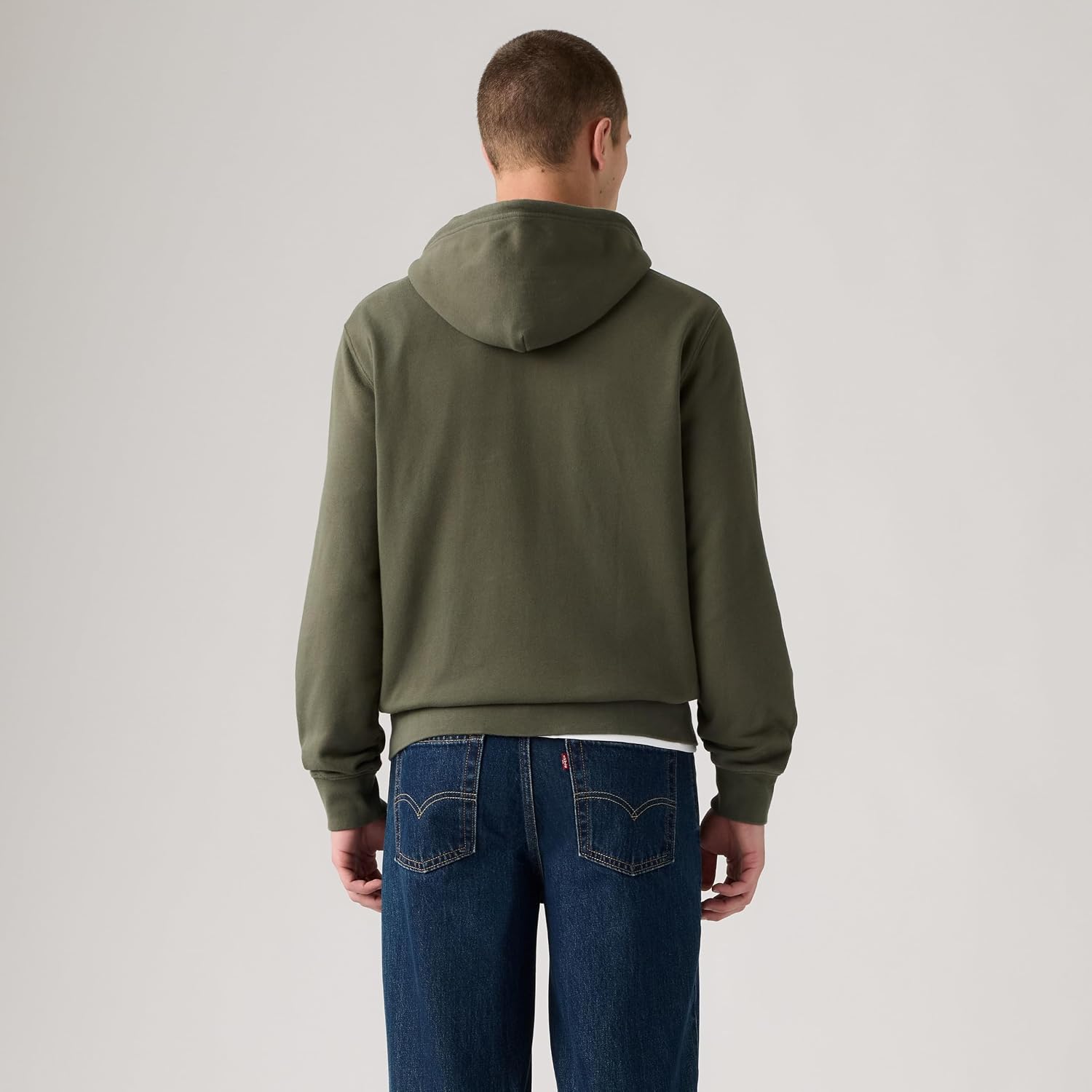 Levi's Uomo Giacca in Felpa Original in Cotone con Cappuccio - immagine 2