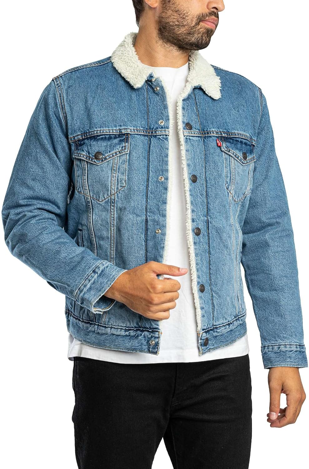 Levi's Uomo Giacca Sherpa Trucker Tipo 3 - immagine 2