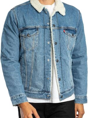 Levi's Uomo Giacca Sherpa Trucker Tipo 3