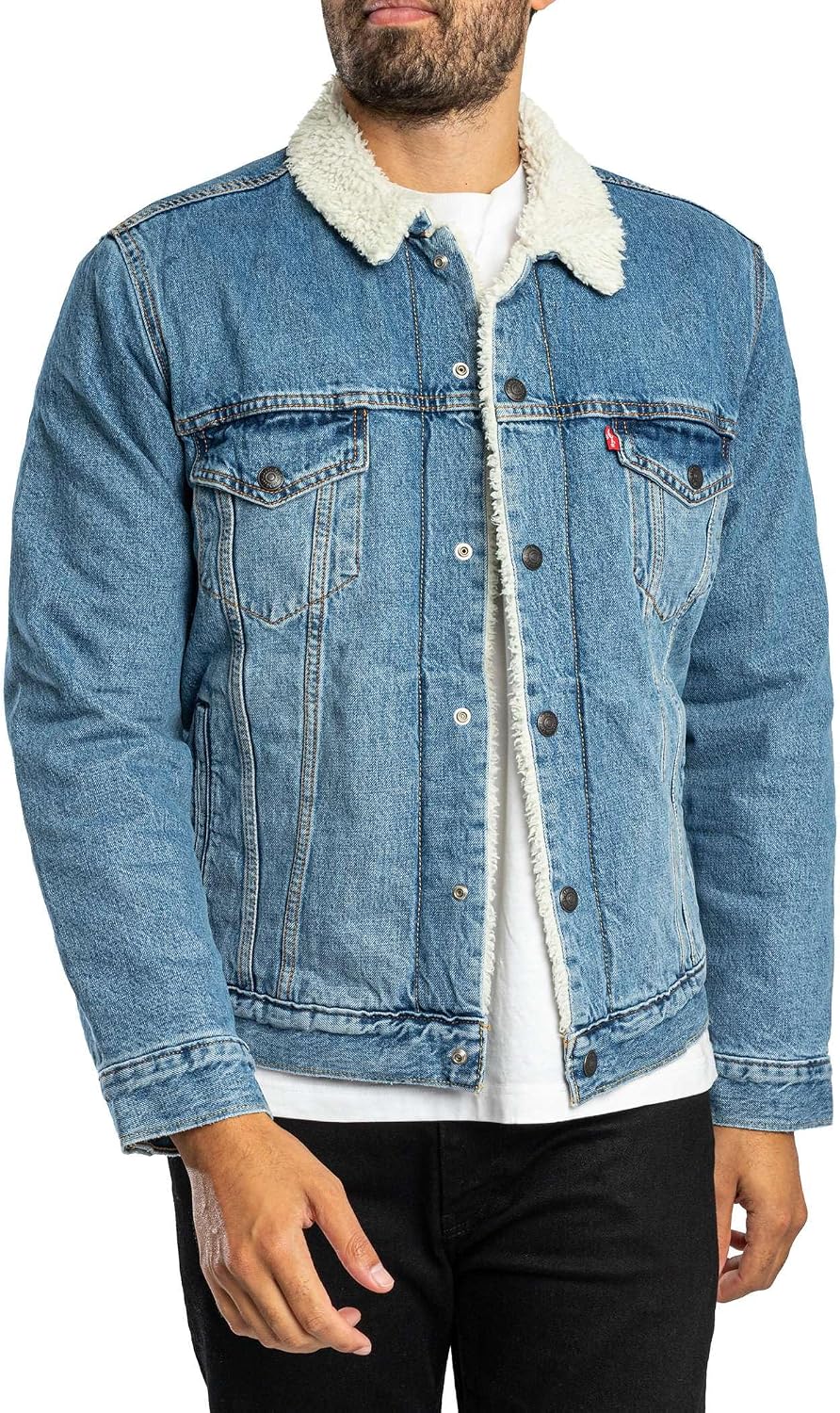 Levi's Uomo Giacca Sherpa Trucker Tipo 3