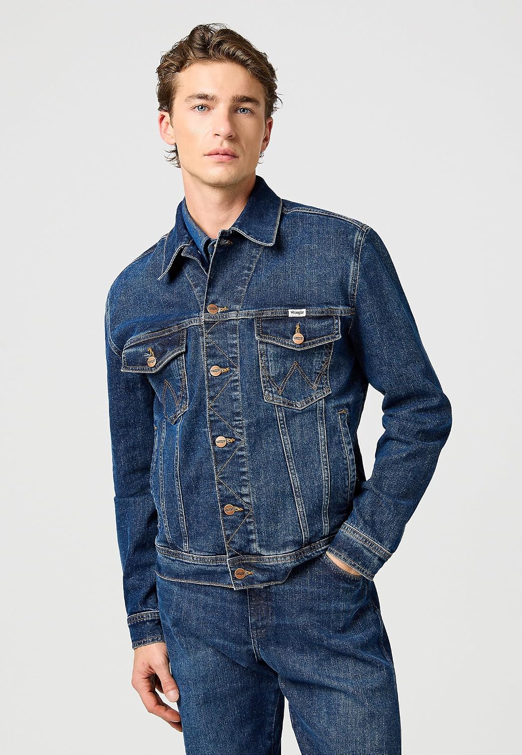 Wrangler - Giacca Uomo -Regular - Classic Jacket - immagine 2