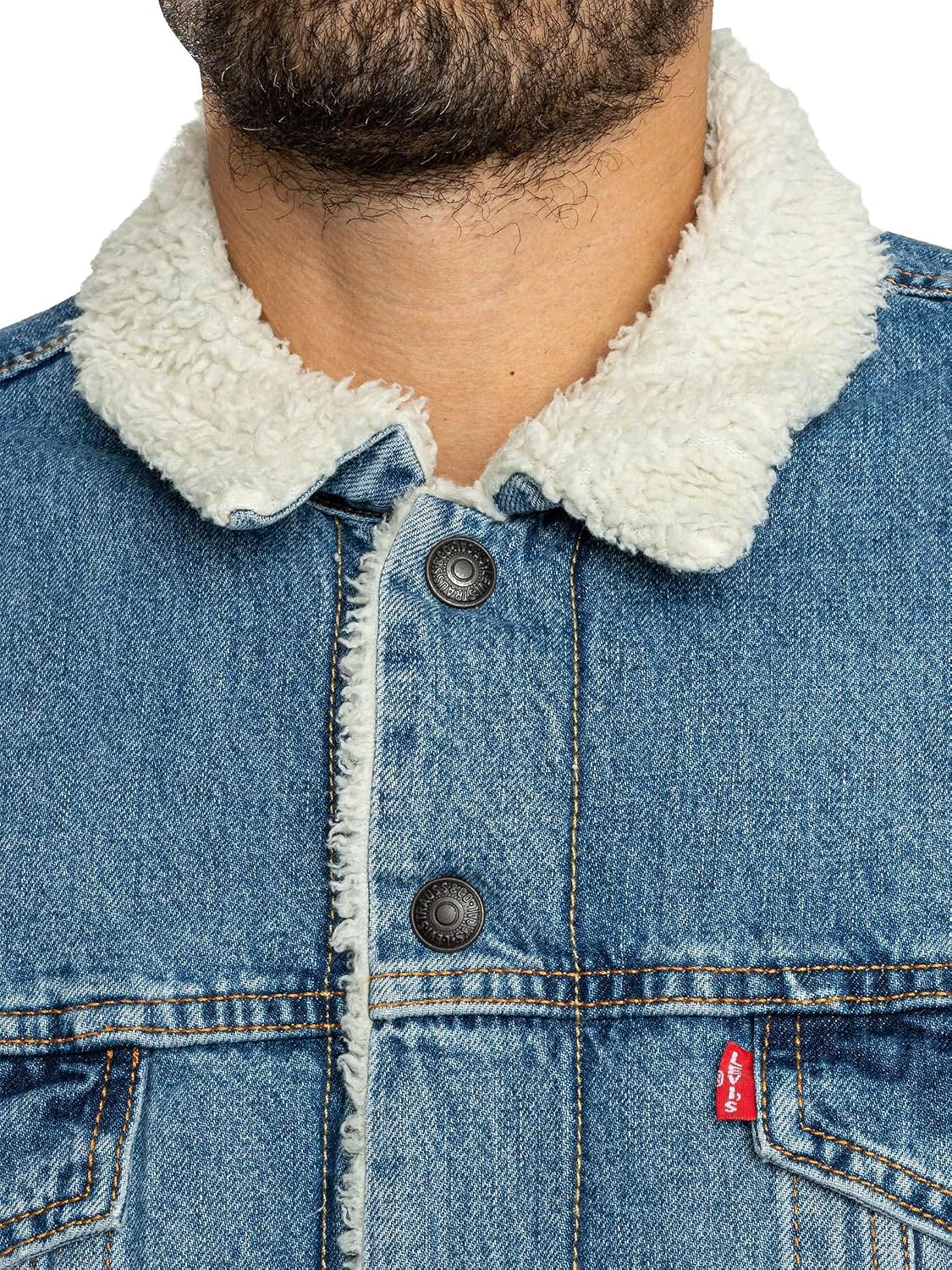 Levi's Uomo Giacca Sherpa Trucker Tipo 3 - immagine 6