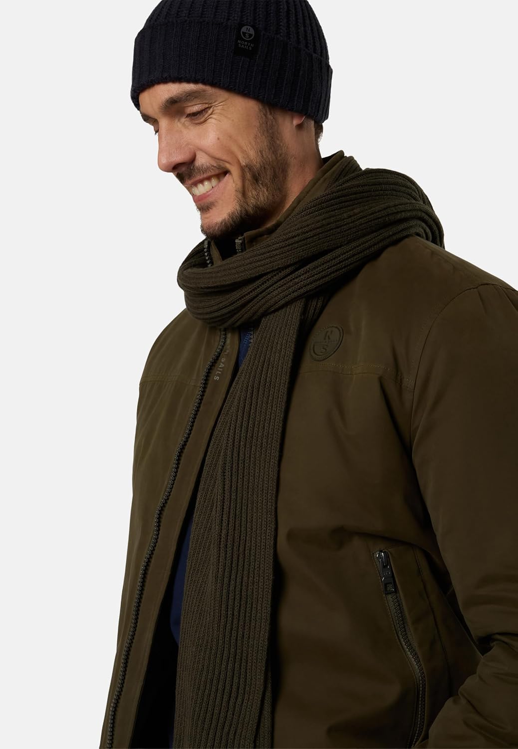 NORTH SAILS Giacca Uomo da Marinaio in Misto Cotone Cerato - immagine 3